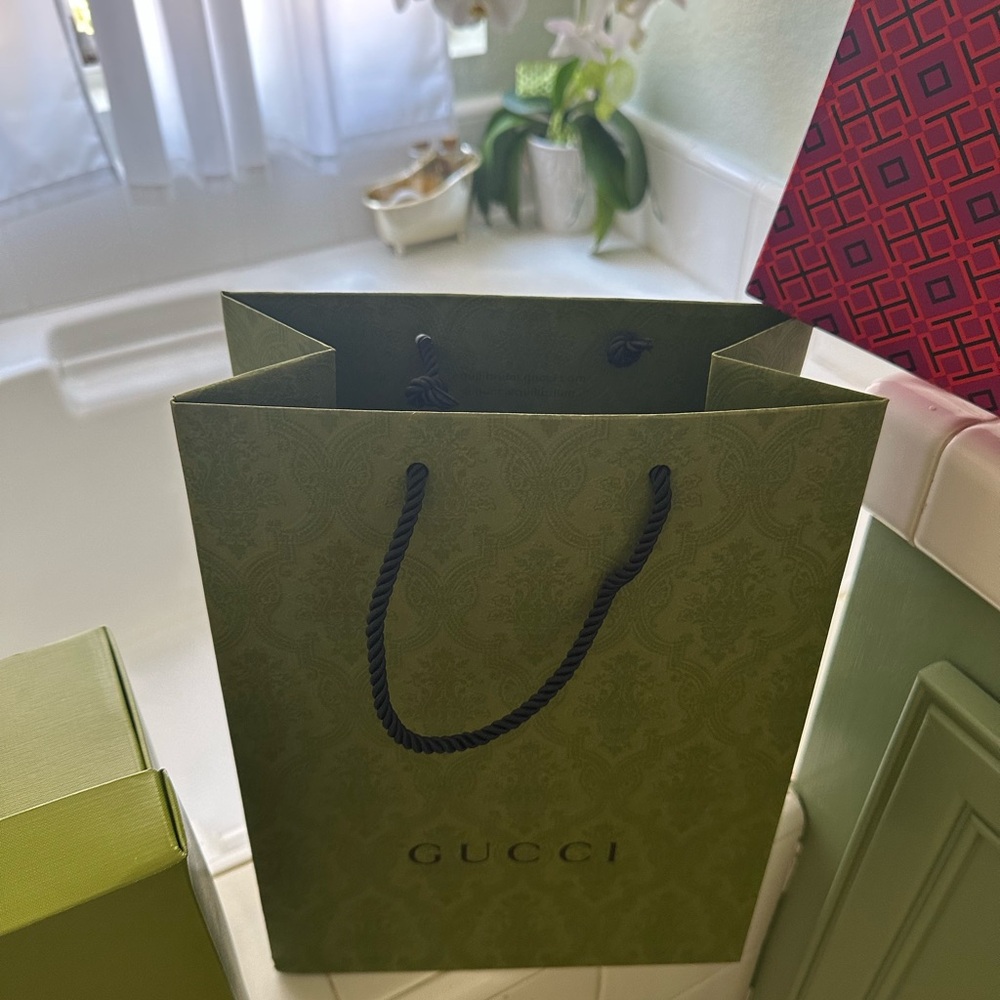 Gucci Green Shopping Bag